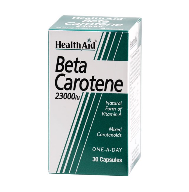 HEALTH AID BETA-CAROTENE NATURAL 15MG CAPSULES 30'S