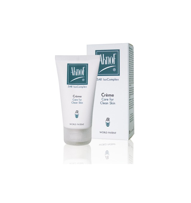 Inpa Aknof Creme Care for Clean Skin Κρέμα Προσώπου για την Αντιμετώπιση της Λιπαρότητας & των Συμπτωμάτων της Ακμής, 50ml