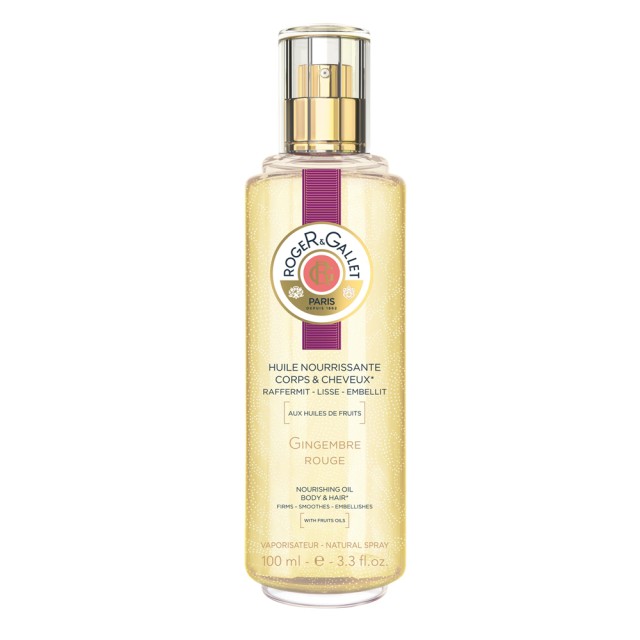 Roger&Gallet GINGEMBRE ROUGE Huille Nourrisante 100ml