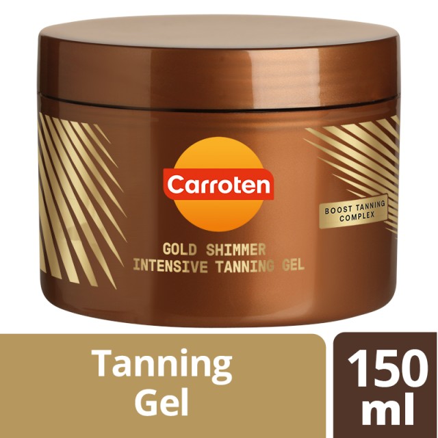 Carroten Gold Shimmer Intensive Tanning Gel Ιριδίζον Τζελ για Πολύ Έντονο Μαύρισμα 150ml