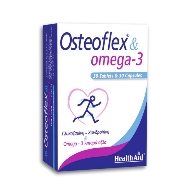 Health Aid OSTEOFLEX & OMEGA 3 750mg DUO 60 CAPSULES