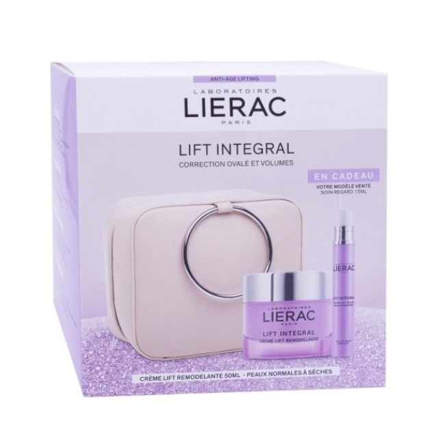 Lierac Set Lift Integral Creme Lift Remodelante 50ml + Δώρο Lift Integral Serum Lift Recard 15ml & Τσαντάκι 1τμχ