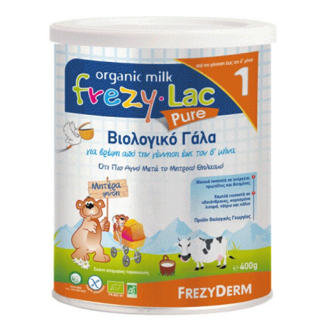 Frezyderm Frezylac Pure 1 Βιολογικό γάλα. 400gr
