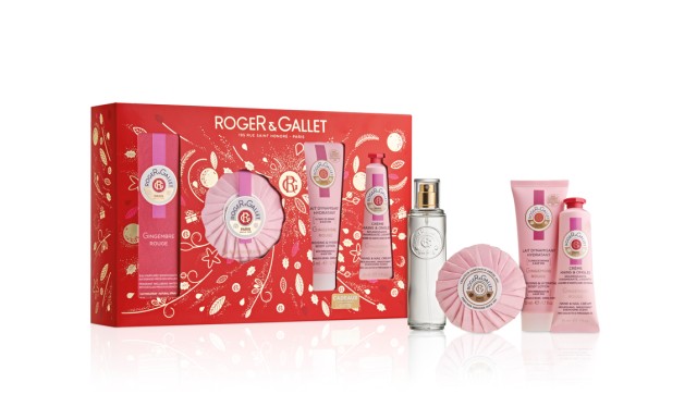 Roger & Gallet Set Gingembre Rouge Eau Parfumee Bienfaisante 30ml + Gingembre Rouge Savon Perfume 100gr + Δώρο Gingembre Rouge Lait Dynamisant Hydratant Body Lotion 50ml + Gingembre Rouge Creme Mains & Ongles 30ml