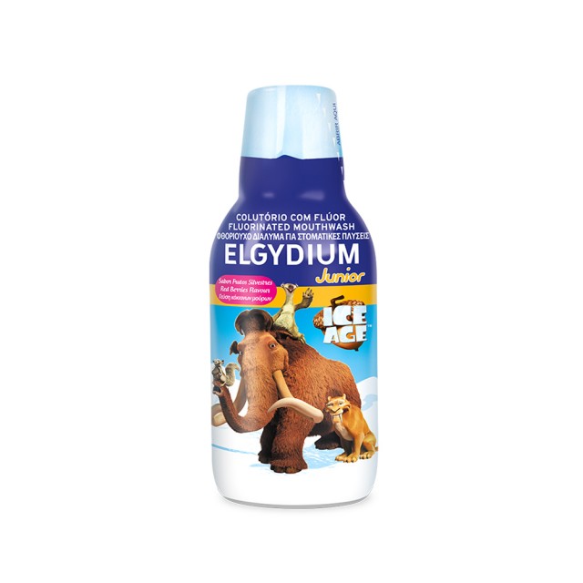 Elgydium Junior Ice Age Mouthwash Με Γεύση Κόκκινων Μούρων 500ml