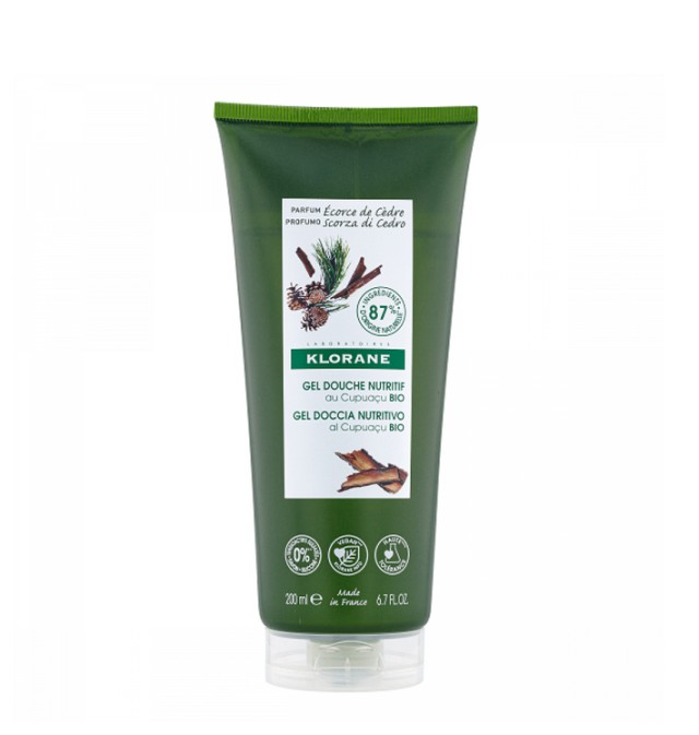 Klorane Cupuacu Αφρόλουτρο με Φλοιό Κέδρου Bio 200ml