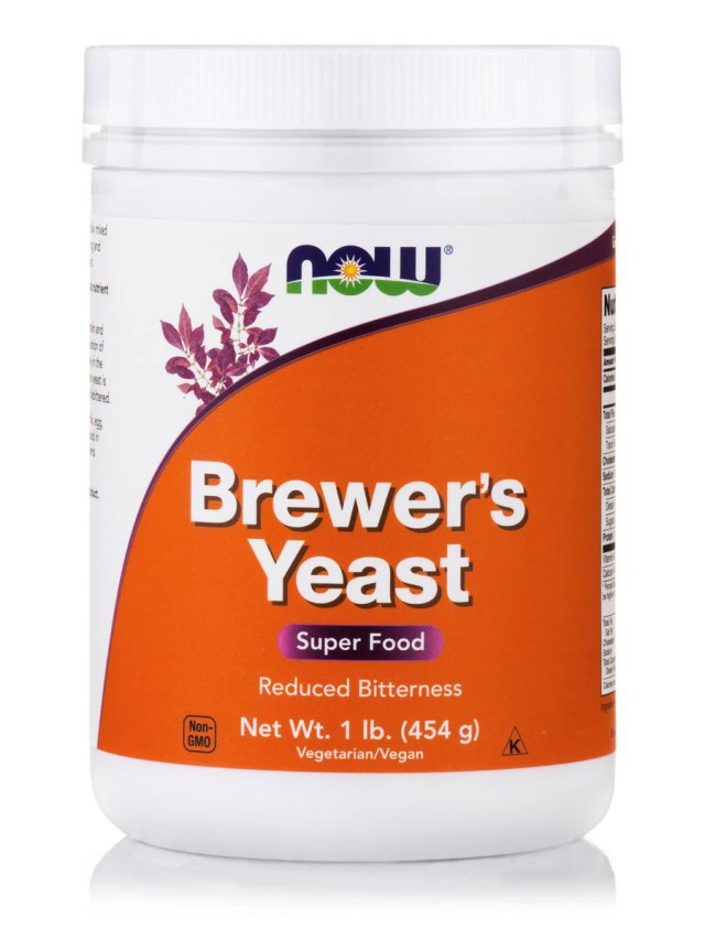 Now Foods Brewer's Yeast Powder (Debittered) 1lb 454 gr