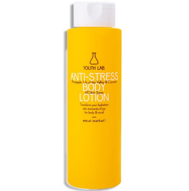 Youth Lab Anti-Stress Body Lotion Γαλάκτωμα Σώματος με Ανανά, Lilly & Καρύδα 400ml