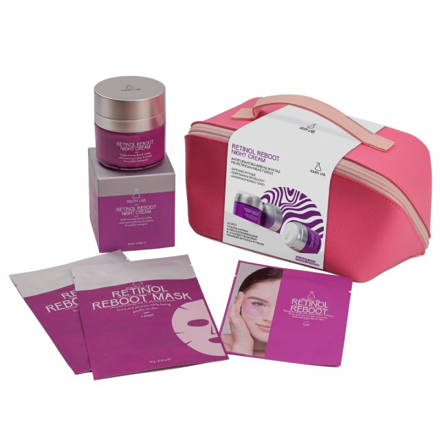 Youth Lab Set Retinol Reboot Night Cream 50ml + Δώρο Retinol Reboot Hydra Gel Eye Patches 1 ζευγάρι & Retinol Reboot Mask 2τμx 1σετ