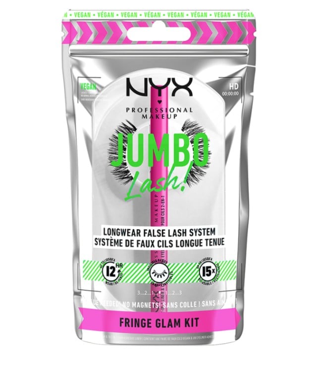 Nyx Professional Makeup Jumbo Lash!Vegan Longwear False Lash System Fringe Glam Kit 1τμχ