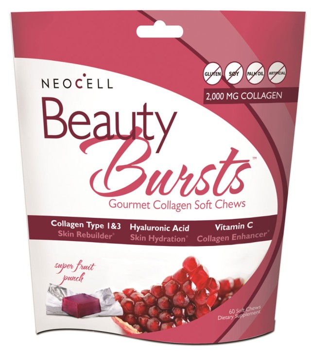 Neocell Beauty Bursts Collagen Fruit Punch 60 παστίλιες