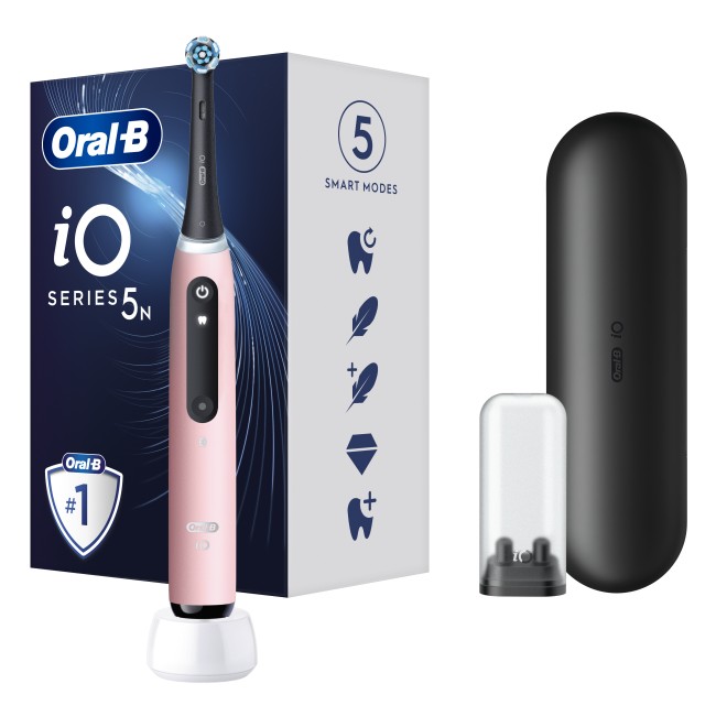 Oral-B iO Series 5 Magnetic Blush Pink Ηλεκτρική Οδοντόβουρτσα 1τμχ