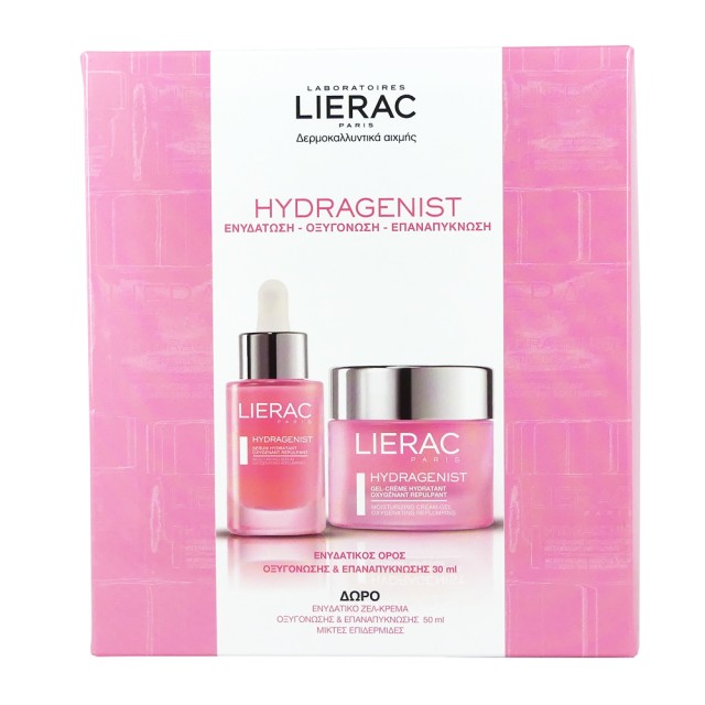 Lierac Set Hydragenist Serum Hydratante 30ml + Δώρο Hydragenist Gel-Creme Hydratant για Μικτές Επιδερμίδες 50ml