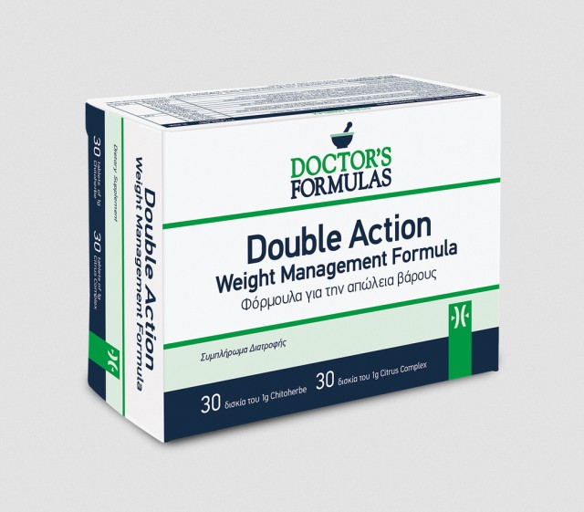 Doctor's Formulas Double Action - Διπλή Φόρμουλα Αδυνατίσματος 60 δισκία