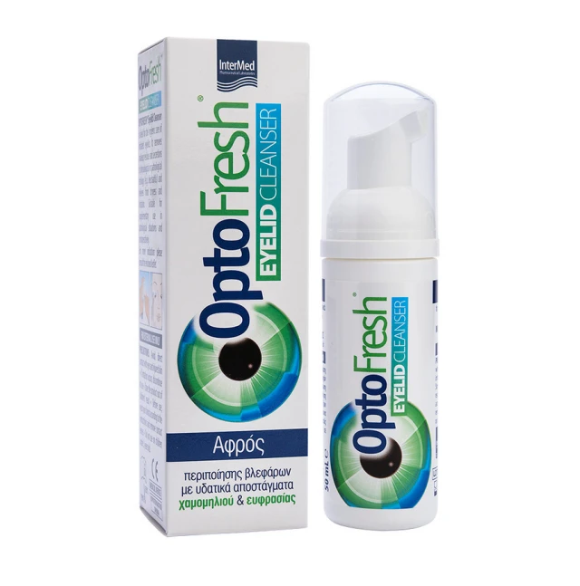 INTERMED OptoFresh Augenlid-Reinigungstücher, 20 Stück – Sterile Tücher Für Empfindliche Augenlider Und Wimpern