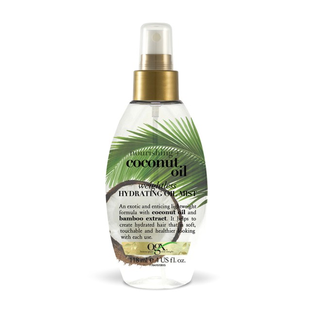 OGX Coconut Milk Weightless Hydrating Oil Mist Nutrition 118ml