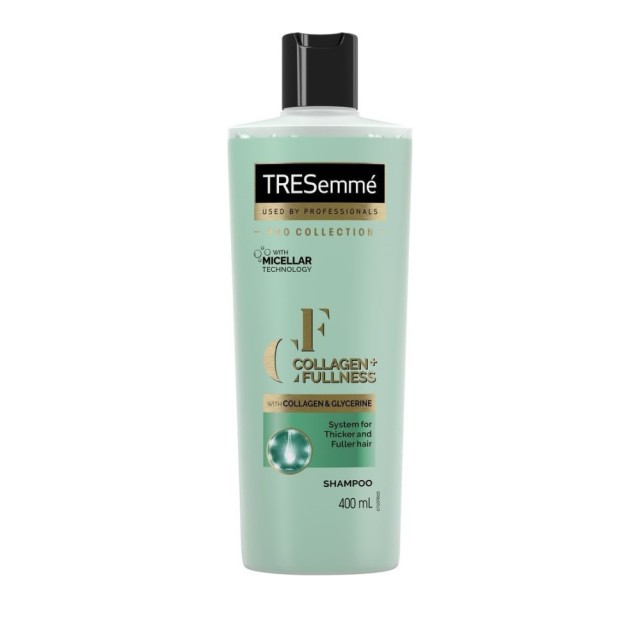 TRESemme Collagen & Fullness Shampoo, Σαμπουάν για Λεπτά Μαλλιά 400ml