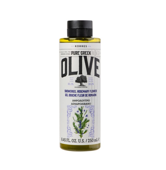 Korres Pure Greek Olive Αφρόλουτρο Δενδρολίβανο 250ml