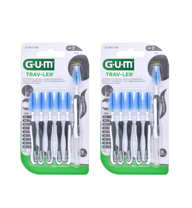 Gum 1619 Μεσοδόντια Trav-Ler 2,6mm Γκρι 6τμχ 1+1 με -50% στο 2ο Προϊόν