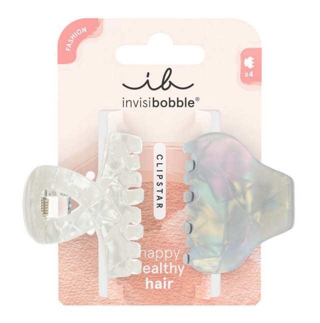Invisibobble Clipstar Pearly Frost 2τμχ