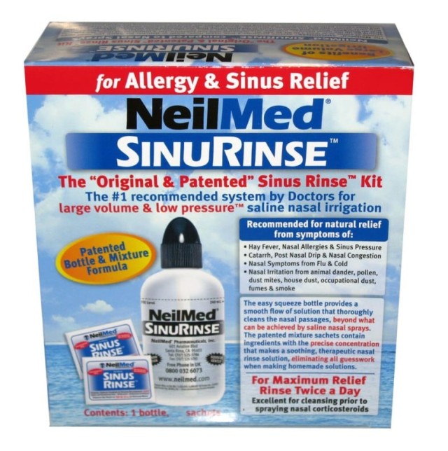 Neilmed Sinus Rinse Kit & 60 Premixed Sachets