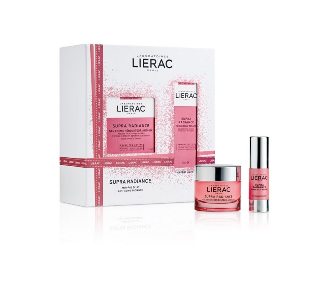 Lierac Set Supra Radiance Gel Creme Renovateur Anti-Ox 50ml + Δώρο Supra Radiance Serum Eclat Regard 15ml