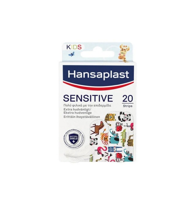 Hansaplast Hansaplast Sensitive Kids Animals Αυτοκόλλητα Επιθέματα για Παιδιά 20τμχ