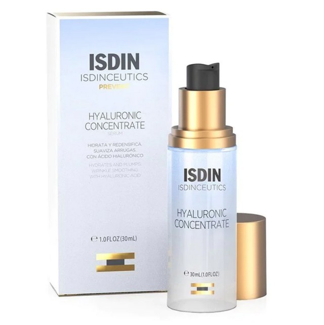 Isdin Isdinceutics Prevent Hyaluronic Concentrate Serum Ορός Προσώπου για Βαθιά Ενυδάτωση για Φωτεινό & Λαμπερό Δέρμα 30ml