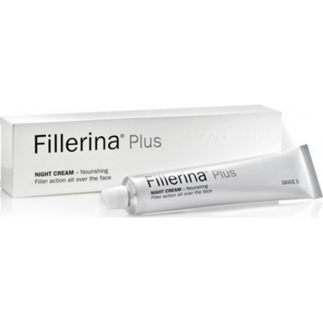 Fillerina Plus Night Cream Nourishing Grade 5 Κρέμα Νύχτας για Βαθιές Ρυτίδες 50ml