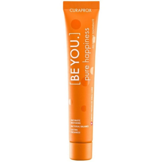 Curaprox Be You Pure Happiness Οδοντόκρεμα Ροδάκινο & Βερίκοκο 90ml