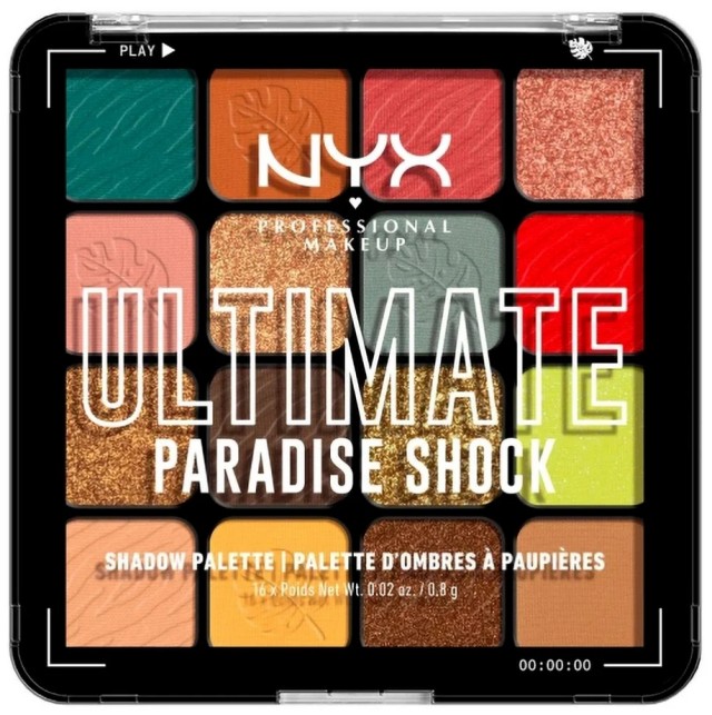 Nyx Professional Makeup Ultimate Paradise Shock Shadow Palette 1τμχ