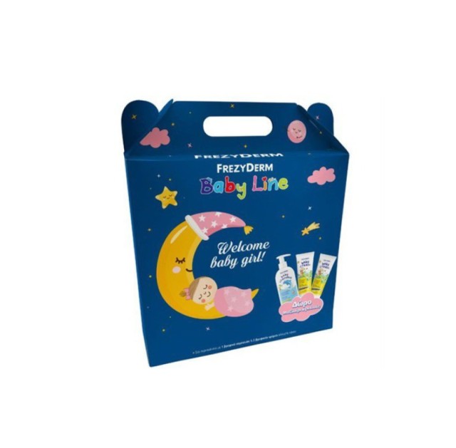 Frezyderm Baby Line Girl Set Baby Shampoo 300ml & Baby Cream 175ml 2τμχ & ΔΩΡΟ Μαξιλαρί Αγκαλιάς