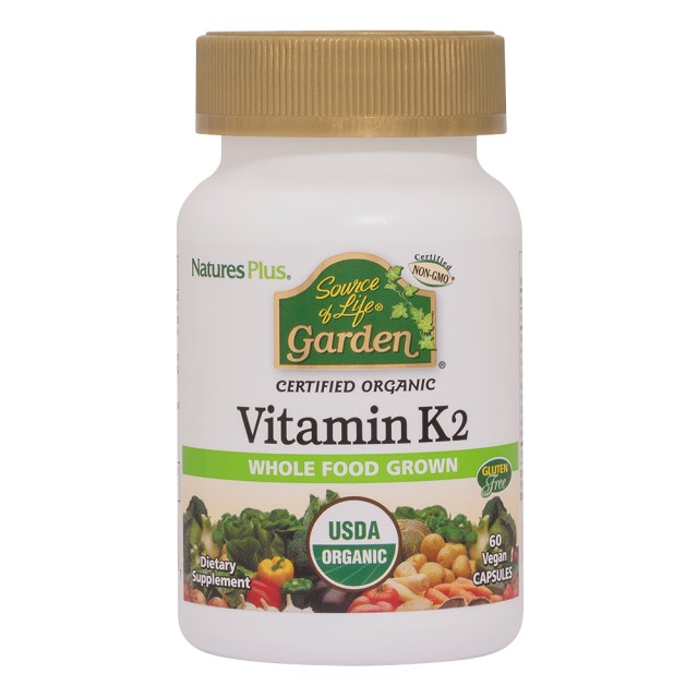 Nature's Plus GARDEN VIT K2 120MCG 60 φυτικές κάψουλες