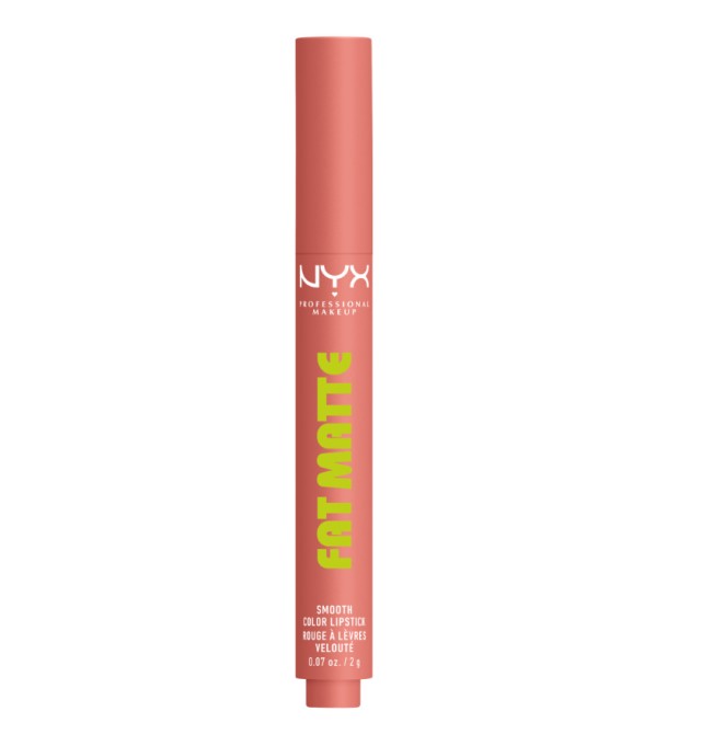 Nyx Professional Makeup  Fat Matte Smooth Color Lipstick 02 Cashmere Cutie 2g