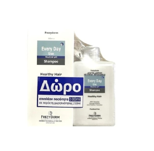 Frezyderm Set Every Day Shampoo Απαλό Σαμπουάν για Καθημερινή Χρήση 200ml + Δώρο Every Day Shampoo 100ml