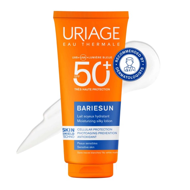 Uriage Bariesun Moisturizing Silky Lotion SPF50+ Αντιηλιακή για Πρόσωπο & Σώματος 100ml