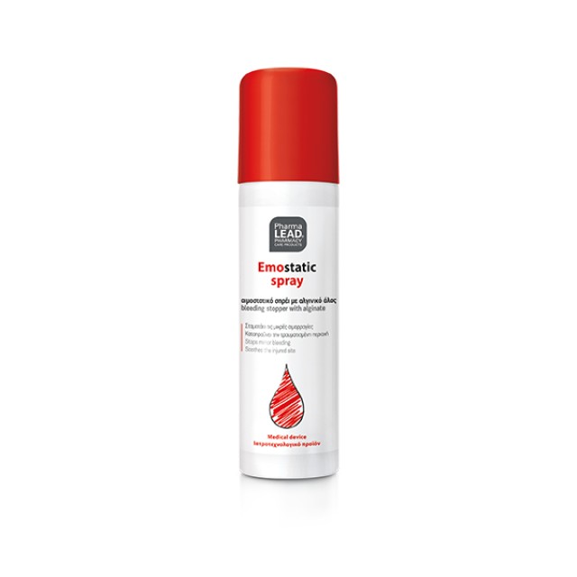 Pharmalead Hemostatic Spray με Φυτικά Εκχυλίσματα Αλόης, Ιπποφαούς, Χαμομηλιού & Καλέντουλας 60ml