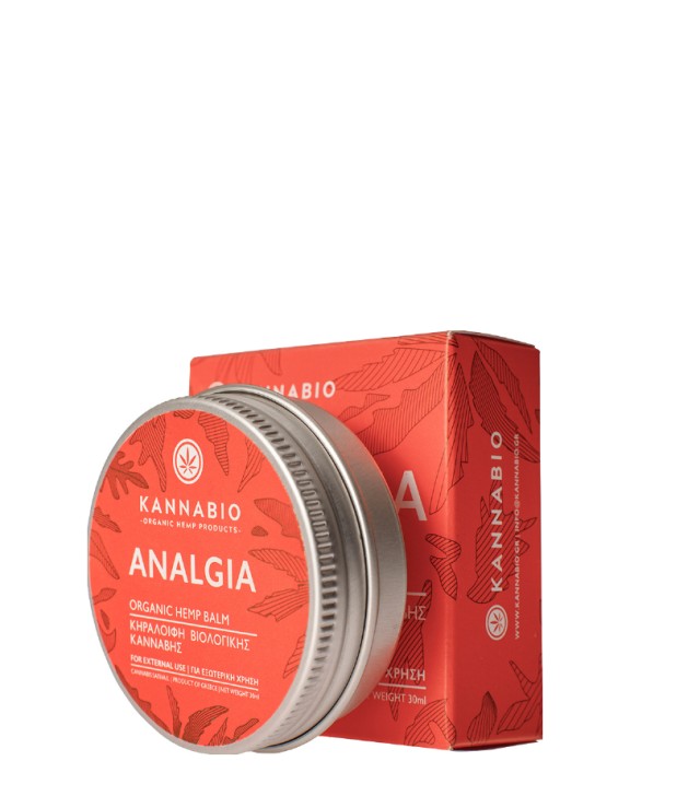 Kannabio Analgia Κηραλοιφή Βιολογικής Κάνναβης 30ml