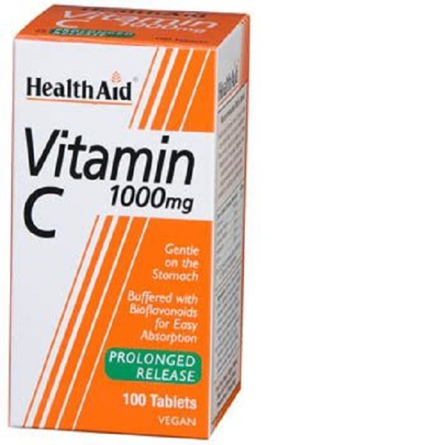 HEALTH AID VITAMIN C 1000MG PROLONGED RELEASE TABLETS 30'S