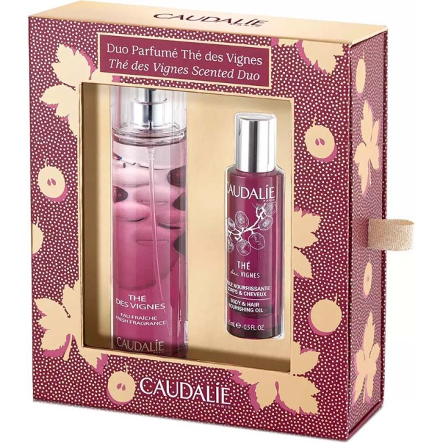 Caudalie Set The Des Vignes Scented Duo The des Vignes Fragrance 50ml + The des Vignes Body & Hair Nourishing Oil 15ml