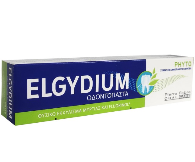 ELGYDIUM PHYTO Οδοντόκρεμα κατά της Πλάκας με γεύση ευκαλύπτου 75ml