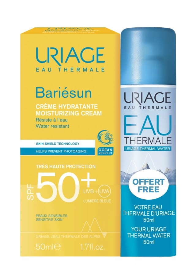 Uriage Set Eau Thermale Bariesun Very High Protection Moisturizing Cream SPF50+ 50ml + Δώρο Uriage Thermal Water 50ml