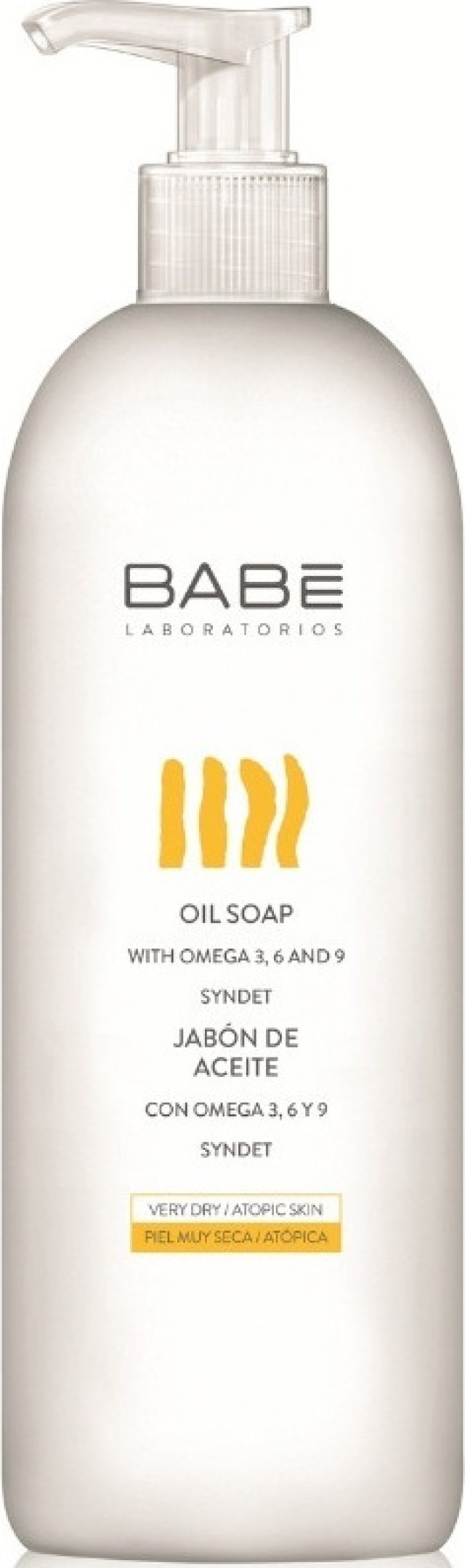 Babe Body Oil Soap Αφρόλουτρο Εμπλουτισμένο με Έλαια για Ξηρό/Ατοπικό Δέρμα 500ml Eκπτωση -20%