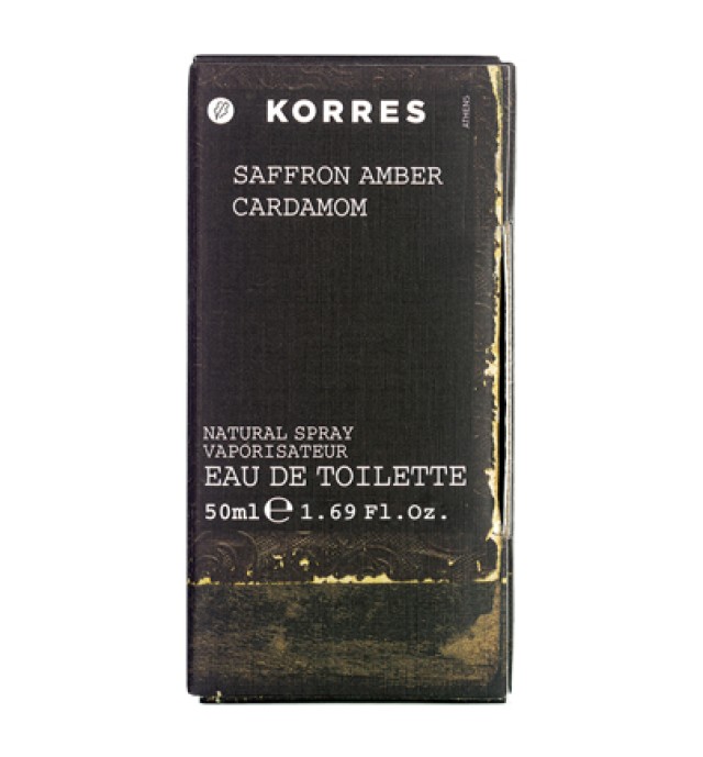 KORRES ΑΝΔΡΙΚΟ ΑΡΩΜΑ SAFFRON, AMBER, CARDAMOM 50ML