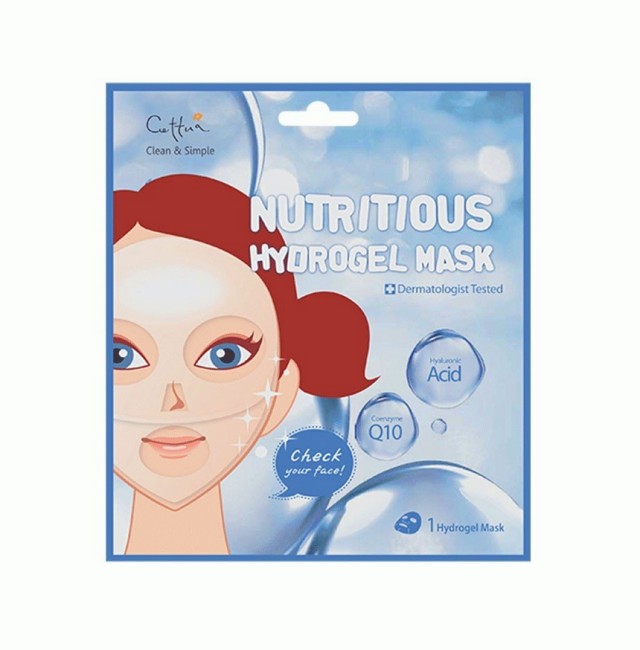 Cettua Clean & Simple Nutritious Hydrogel Mask Μάσκα ενυδάτωσης και θρέψης 1 ζευγάρι