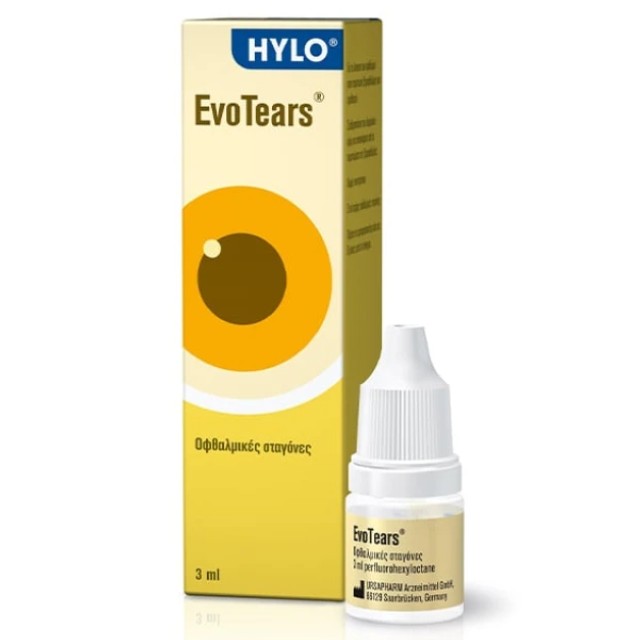 Ursapharm EvoTears ® Drops Οφθαλμολογικές Σταγόνες για την Αντιμετώπιση της Ξηροφθαλμίας 3ml
