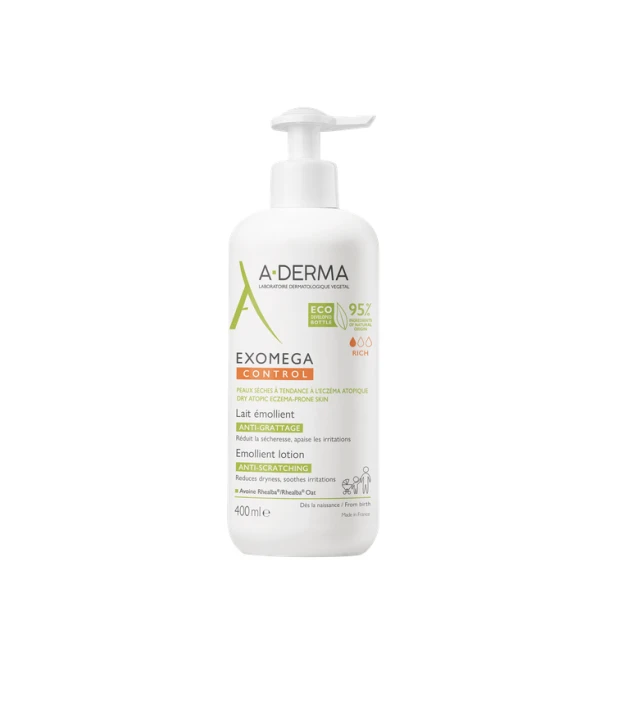 Aderma Exomega Control Lait Emollient Anti-Scratching 400ml | Smile ...