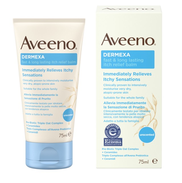 Aveeno Dermexa Fast & Long Lasting Itch Relief Balm 75ml