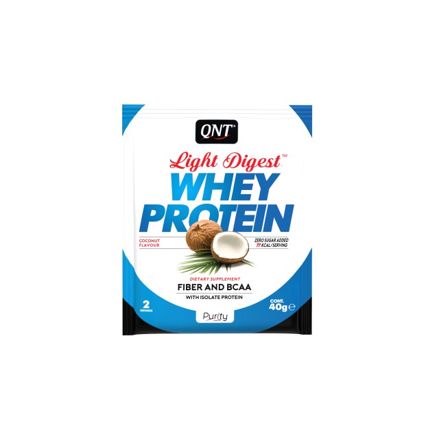 QNT Light Digest Whey Protein Coconut 40gr