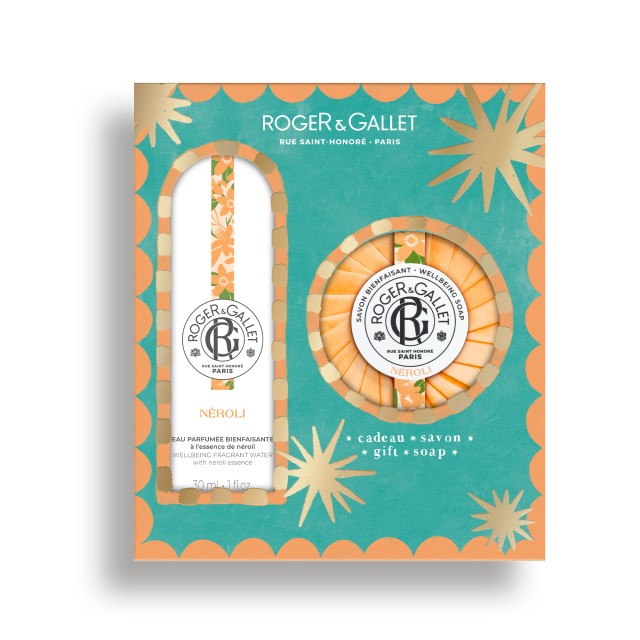 Roger & Gallet Set Neroli Eau Parfume 30ml & ΔΩΡΟ Neroli Αρωματική Πλάκα Σαπουνιού 100gr